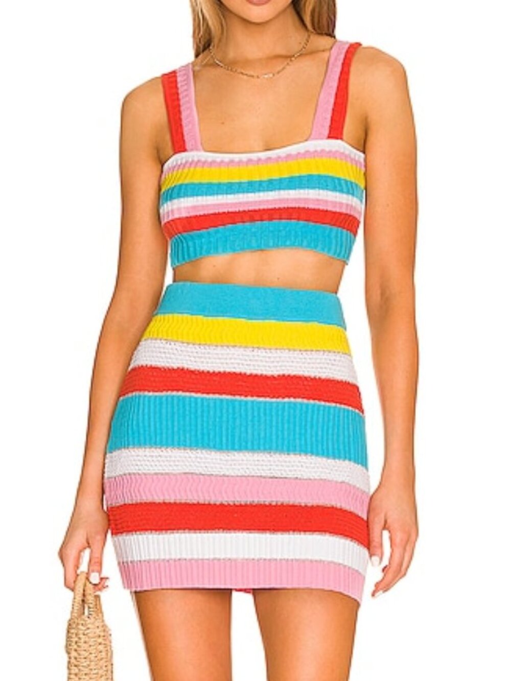 Solid & Striped Emily Top and Rose Skirt Set M